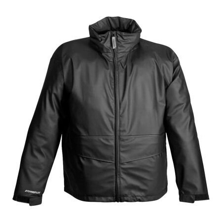 Tingley Tingley J67113 StormFlex Zipper Front Hooded Jacket, Black, Large J67113.LG